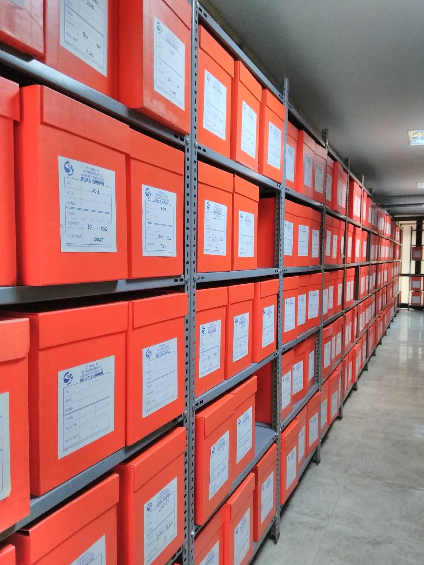 Çelik Raf Arşiv Ofis Dolapları 9