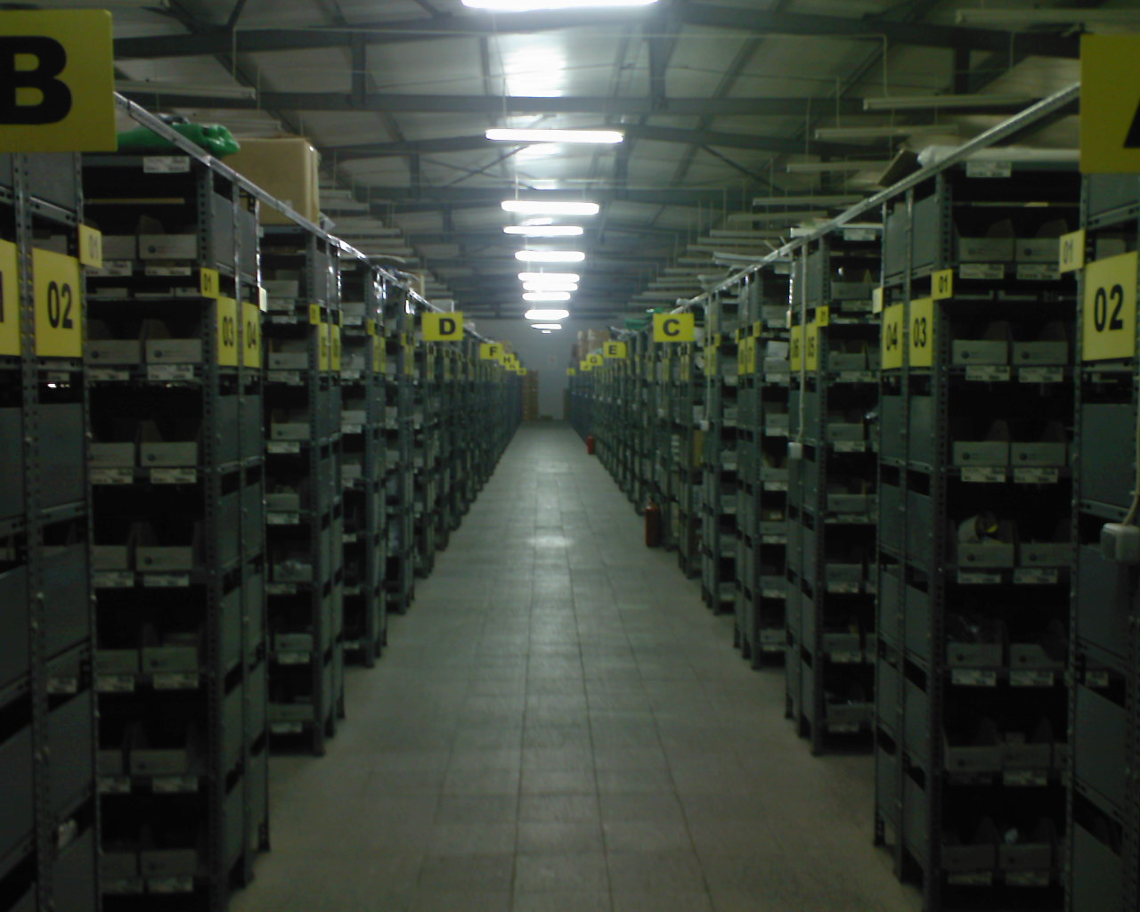 Çelik Raf Ürün Depoları 17